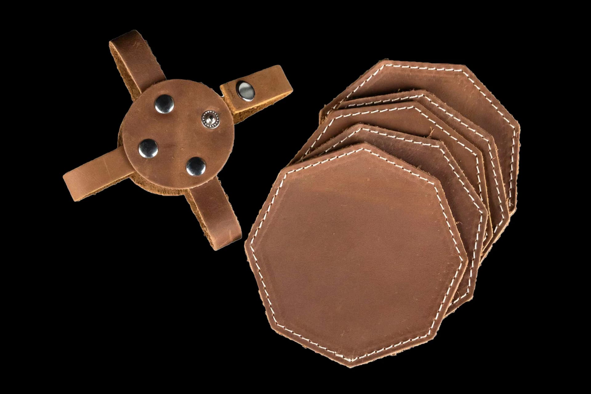 LEATHER COASTERS KEEP YOUR FURNITURE PRISTINE