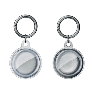 Silver Cover for Apple AirTag - Set of 2 TPU Holders